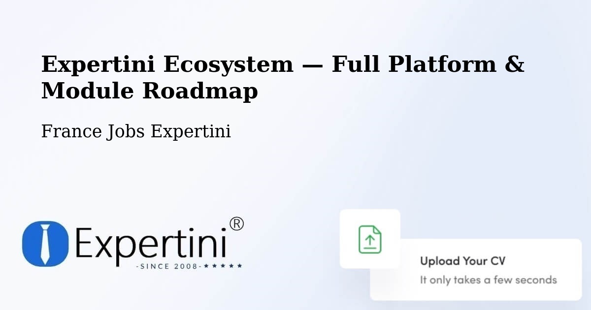 Expertini Ecosystem — Full Platform & Module Roadmap – Coëx